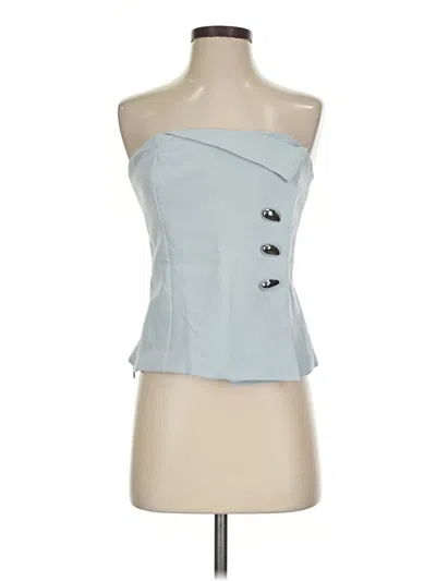 Pre-owned Motf Sleeveless Blouse In Blue