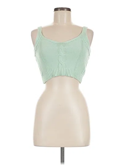 Pre-owned Motf Sleeveless Top Green Sweetheart Neckline Tops