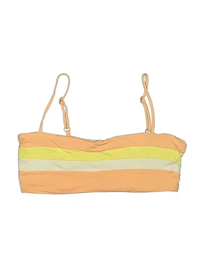Pre-owned Motf Swimsuit Top Orange Swimwear