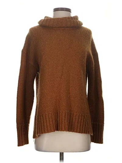 Pre-owned Motf Turtleneck Sweater In Brown