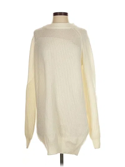 Pre-owned Motf Turtleneck Sweater In White
