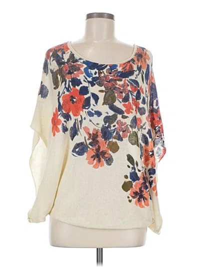 Pre-owned Moth 3/4 Sleeve Blouse In Ivory