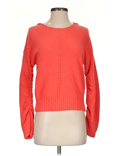 Pre-owned Moth By Anthropologie Pullover Sweater In Orange