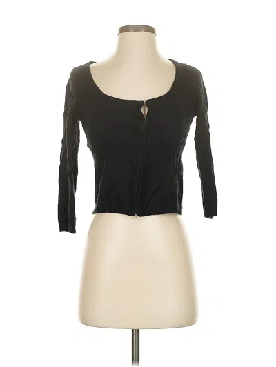Pre-owned Moth Cardigan Sweater In Black