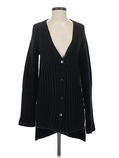 Pre-owned Moth Cardigan Sweater In Black