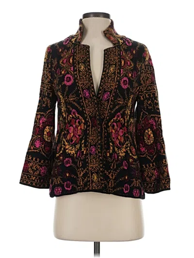 Pre-owned Moth Cardigan Sweater In Black