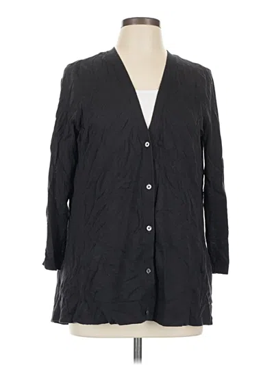 Pre-owned Moth Cardigan Sweater In Black