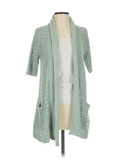 Pre-owned Moth Cardigan Sweater In Blue