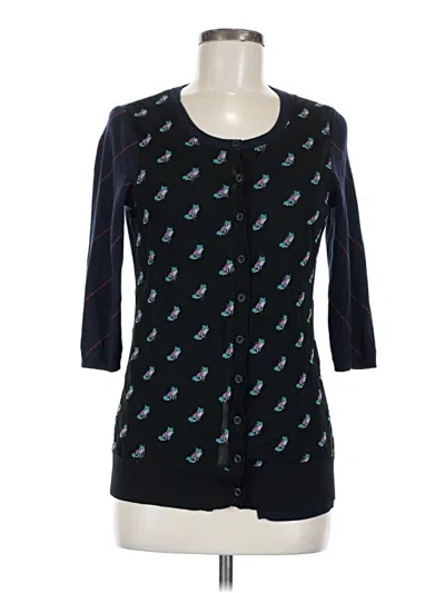 Pre-owned Moth Cardigan Sweater In Blue