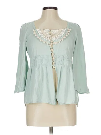 Pre-owned Moth Cardigan Sweater In Blue