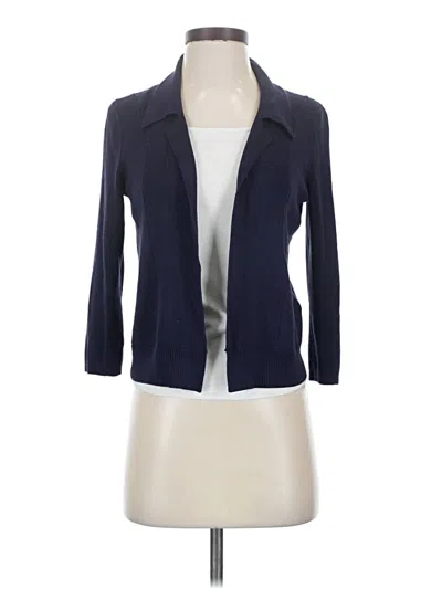 Pre-owned Moth Cardigan Sweater In Blue