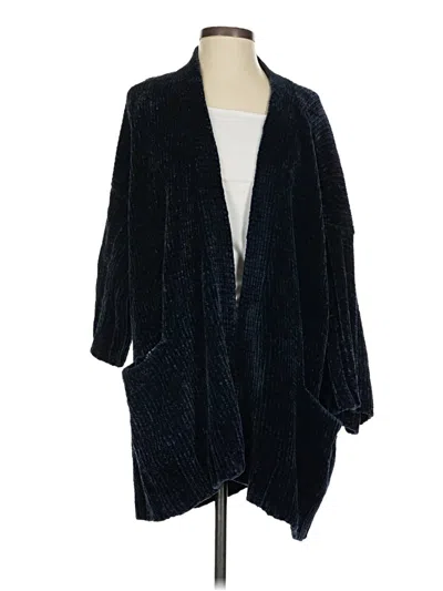 Pre-owned Moth Cardigan Sweater In Blue
