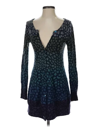 Pre-owned Moth Cardigan Sweater In Blue