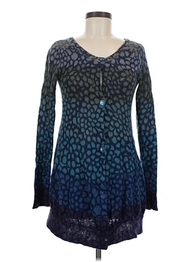 Pre-owned Moth Cardigan Sweater In Blue