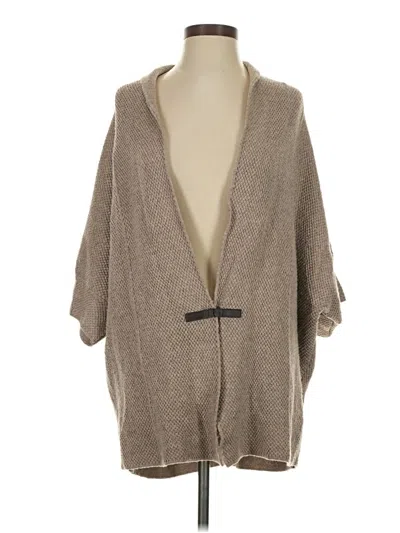 Pre-owned Moth Cardigan Sweater In Brown