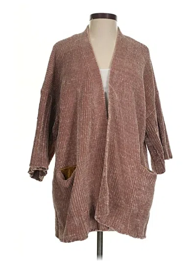 Pre-owned Moth Cardigan Sweater In Brown