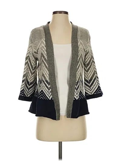 Pre-owned Moth Cardigan Sweater In Gray