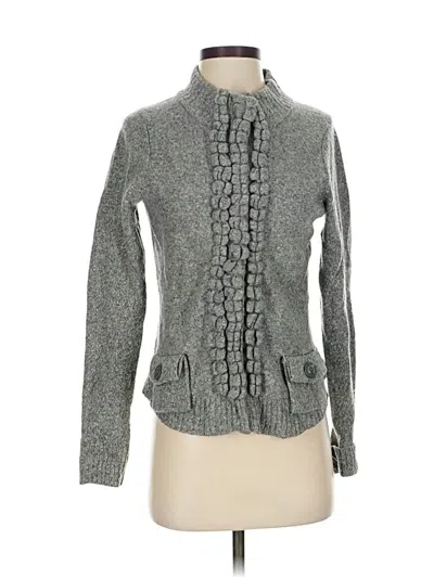 Pre-owned Moth Cardigan Sweater In Gray