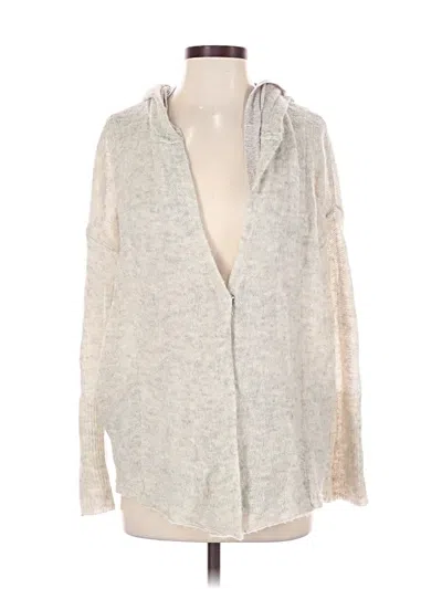 Pre-owned Moth Cardigan Sweater In Gray