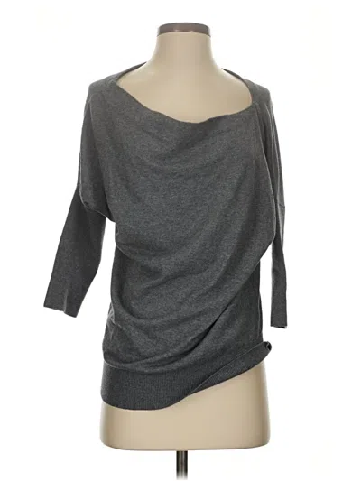 Pre-owned Moth Cardigan Sweater In Gray