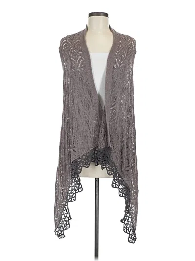 Pre-owned Moth Cardigan Sweater In Gray