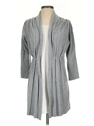 Pre-owned Moth Cardigan Sweater In Gray