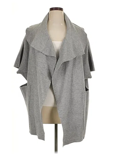 Pre-owned Moth Cardigan Sweater In Gray
