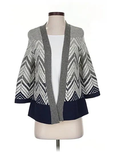 Pre-owned Moth Cardigan Sweater In Gray