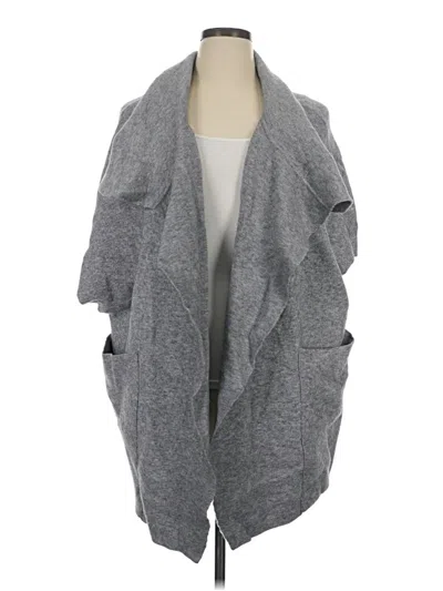 Pre-owned Moth Cardigan Sweater In Gray
