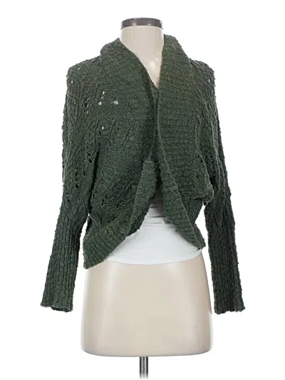 Pre-owned Moth Cardigan Sweater In Green