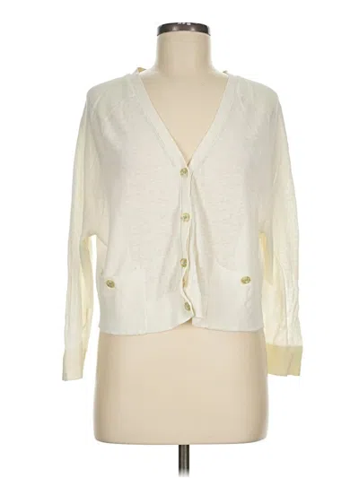 Pre-owned Moth Cardigan Sweater In Ivory