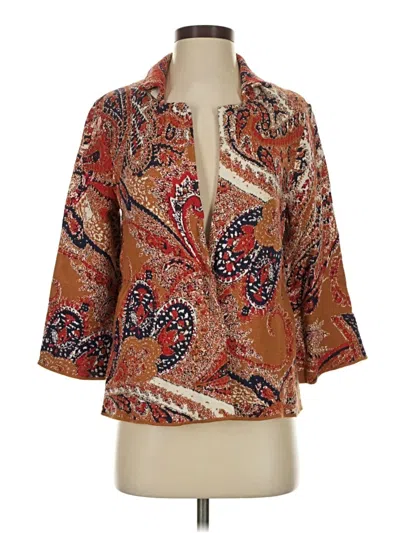 Pre-owned Moth Cardigan Sweater In Orange