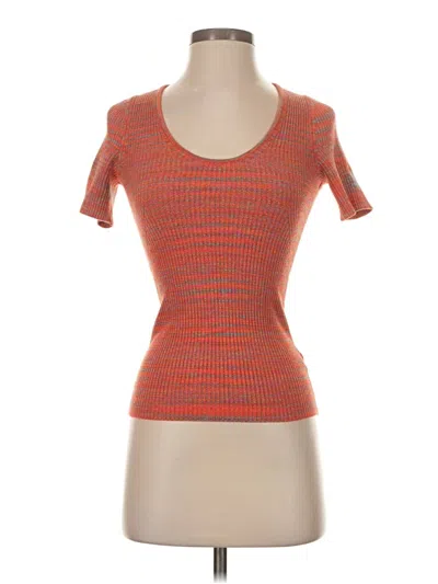 Pre-owned Moth Cardigan Sweater In Orange