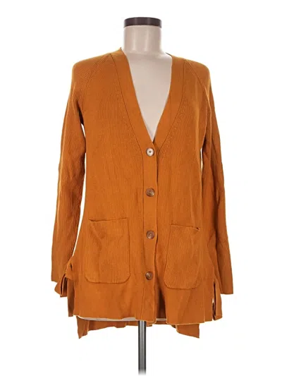 Pre-owned Moth Cardigan Sweater In Orange