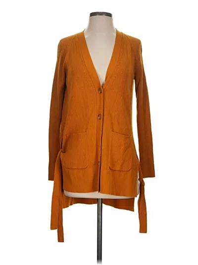 Pre-owned Moth Cardigan Sweater In Orange