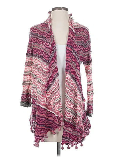 Pre-owned Moth Cardigan Sweater In Pink