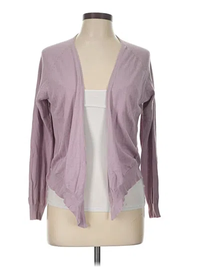 Pre-owned Moth Cardigan Sweater In Purple