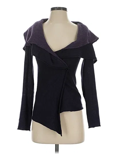 Pre-owned Moth Cardigan Sweater In Purple