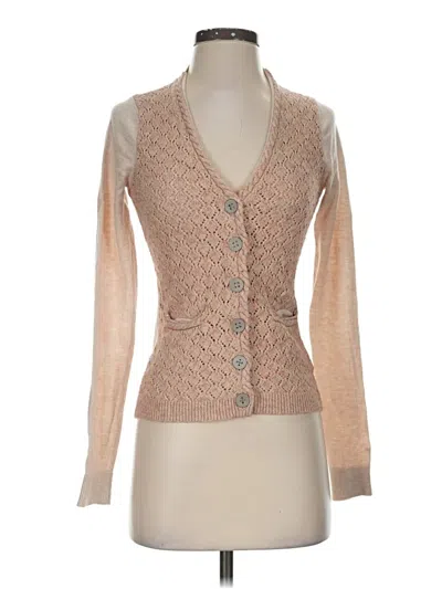Pre-owned Moth Cardigan Sweater In Tan