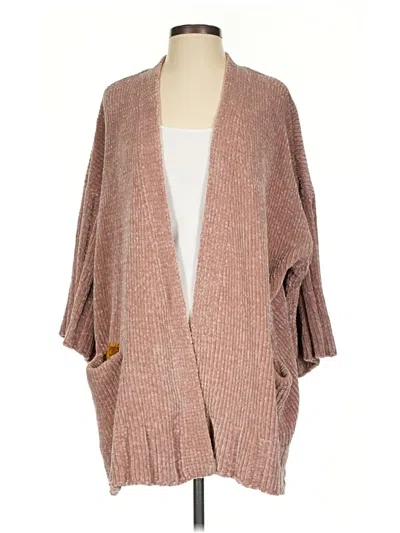 Pre-owned Moth Cardigan Sweater In Tan