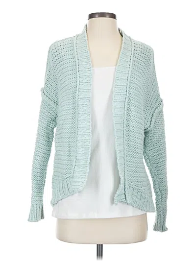 Pre-owned Moth Cardigan Sweater In Teal