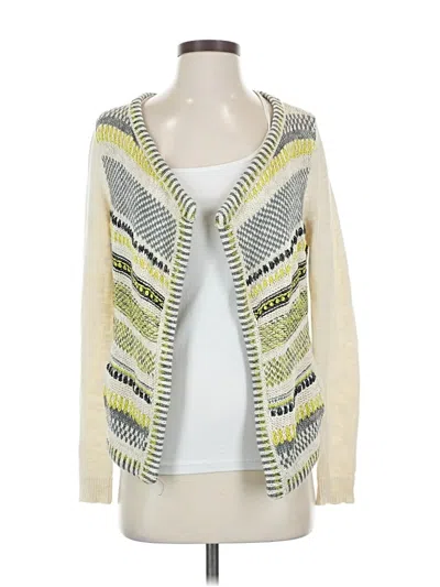 Pre-owned Moth Cardigan Sweater In White