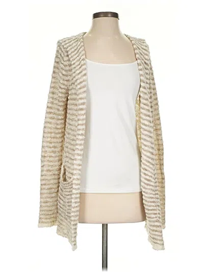 Pre-owned Moth Cardigan Sweater In White