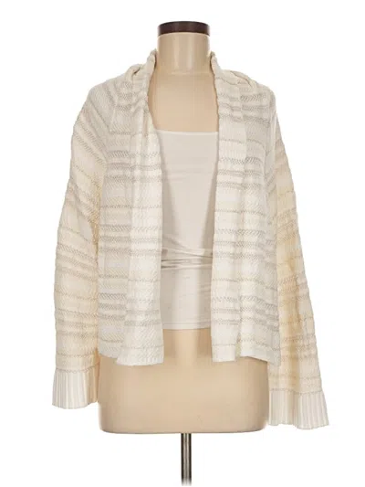 Pre-owned Moth Cardigan Sweater In White