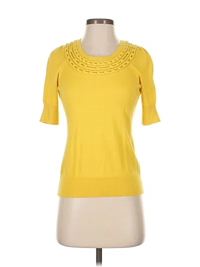 Pre-owned Moth Cardigan Sweater In Yellow