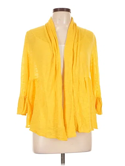 Pre-owned Moth Cardigan Sweater In Yellow