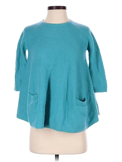 Pre-owned Moth Cashmere Pullover Sweater In Teal