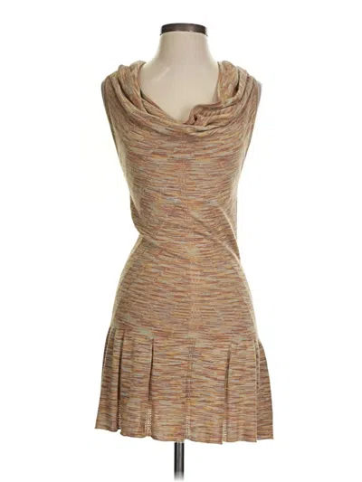 Pre-owned Moth Casual Dress In Brown