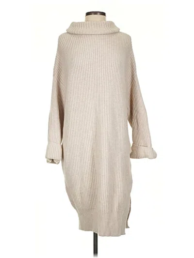 Pre-owned Moth Casual Dress In Tan