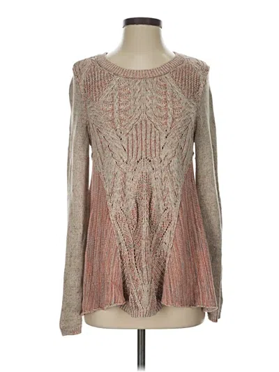 Pre-owned Moth Casual Dress In Tan